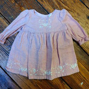 GAP Blush Pink Embroidered dress